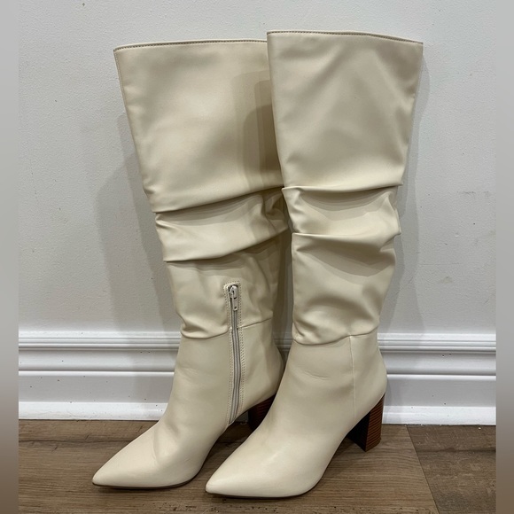 Fiona Slouched Heeled Boots - Picture 1 of 11